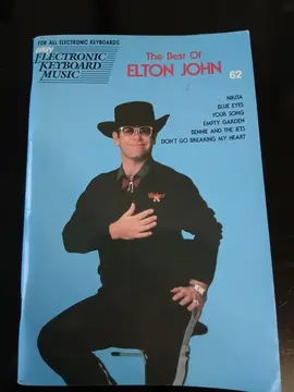 livre partitions de musique Elton John