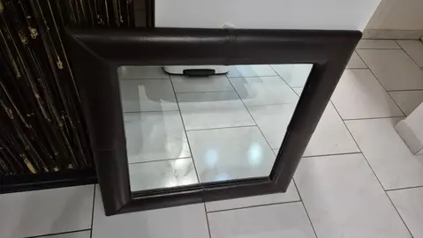 Miroir imitation cuir