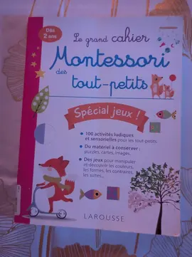 GRAND CAHIER MONTESSORI TOUT PETITS