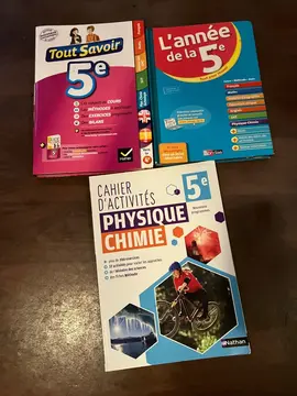lot de 3 livrets collège 5eme