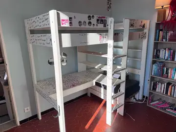 mezzanine enfant, lit une place