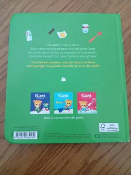 Livre "Eliott cuisine avec son papa"