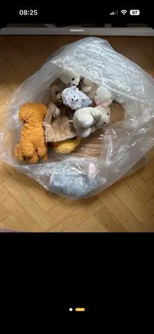 lot peluches années 80