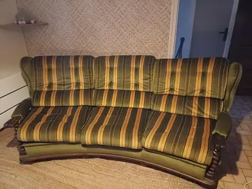 canapé 3 places et 2 fauteuils