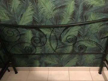 lit métal 2 personnes et sommier