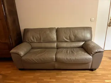 CANAPÉ CUIR CONVERTIBLE