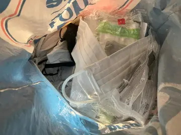 lot de masque en tissus