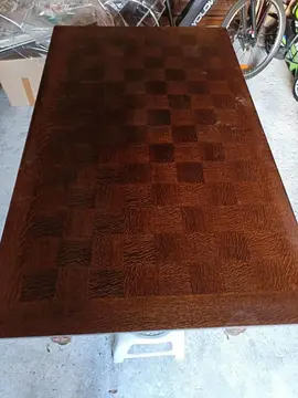 table en bois avec rallonge