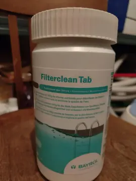 chlore nettoyant filtre à sable neuf