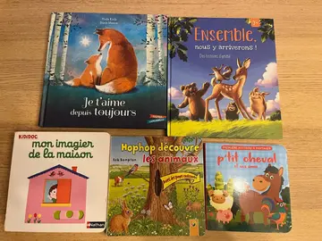 lot de 5 livres pour enfants