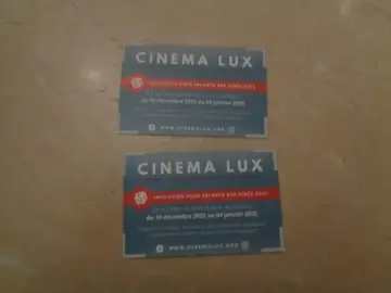invitation cinéma Lux