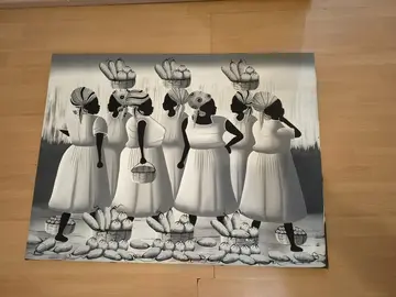 tableau d' art africain