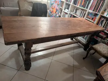 grande table bois massif