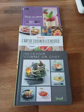3 livres de cuisine