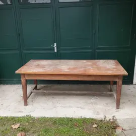 grande table de campagne eb bois