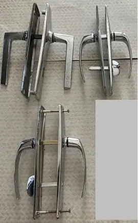 ensemble de poignées de porte