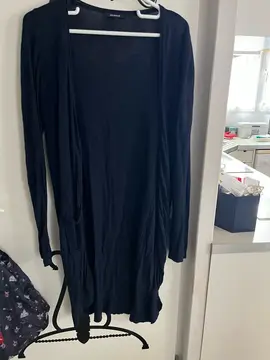 gilet long bleu marine promod L