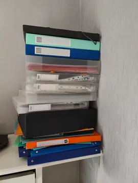 lot de classeurs vides & pochettes