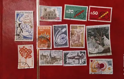 timbres 1972 (B), lot 87