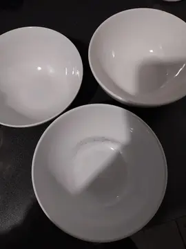 lot de 3 bols blanc