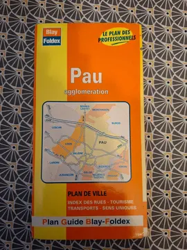 Plan de la ville de Pau