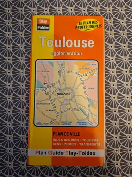 Plan de la ville de Toulouse