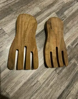 couverts à salade bois d’olivier