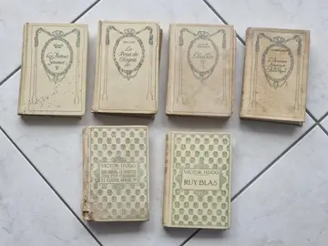 Lot de 6 petits livres anciens classiques