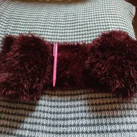 écharpe couleur bordeaux douce, chaude et propre - TBE