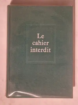 Livre ancien "Le cahier interdit"