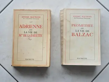 Lot de 2 livres anciens de André Maurois
