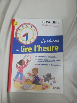 livre pour apprende l'heure