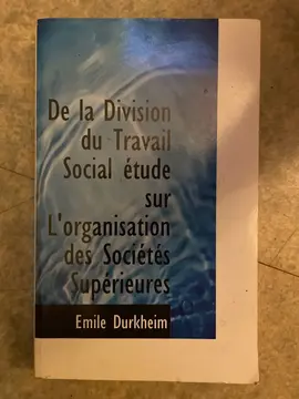 durkheim de la division du travail