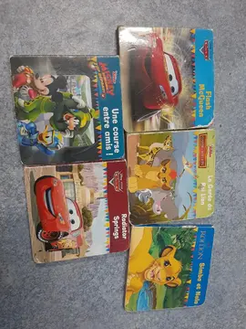 5 livres cartonnés disney