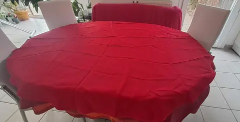 2 x nappes rouge