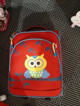 valise et sac à dos hiboux