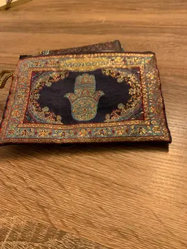 porte monnaie marocain tissus brodé