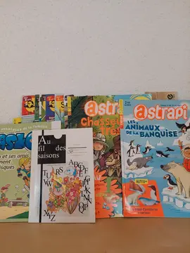 Lot revues animaux pour enfants 6 et 8 ans