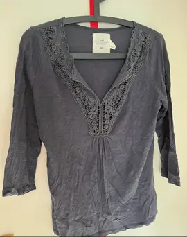 t-shirt bleu marine H&M taille M