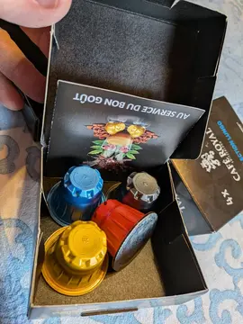 café royal . 12 capsules compatibles avec Nespresso