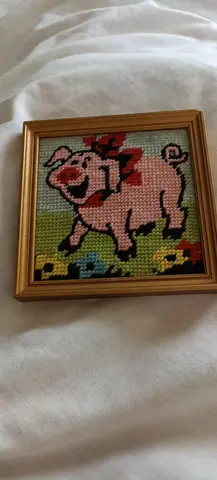 petit canevas à accrocher