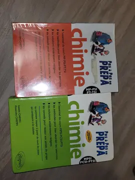 Livres prépa chimie