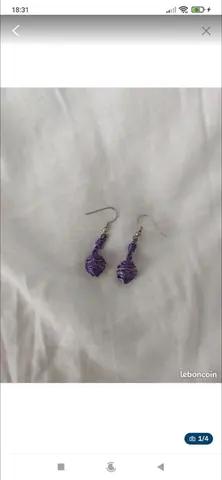 neuve boucles d'oreilles