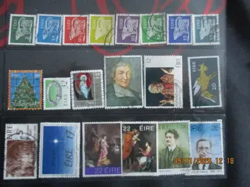 20 timbres Irlande (eire) oblitérés
