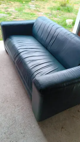 canapé cuir vert Ikéa, 190X90