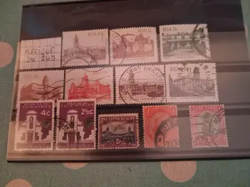 lot timbres AFRIQUE DU SUD