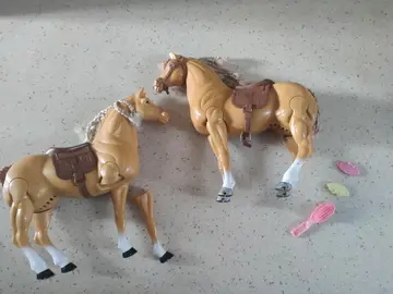 lot chevaux de barbie