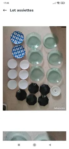 lot assiettes