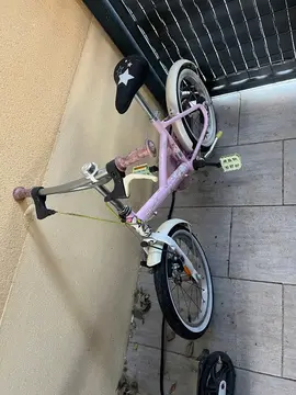 Vélo 16 pouces B’Twin Princess rose