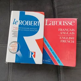 dictionnaire français et dictionnaire français/anglais